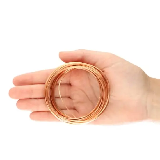 The Beadsmith® Wire Elements™ 18 Gauge Tarnish Resistant Square Soft Temper Wire, 7yd. Natural Copper {7}