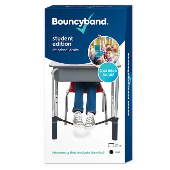Educators Resource Bouncy Bands for Desk, Black {1}
