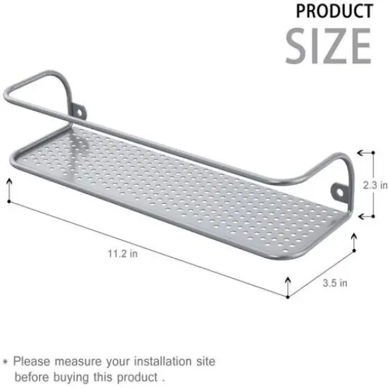 NEX&trade; Silver Spice Rack Wall Organizers, 2ct. {3}