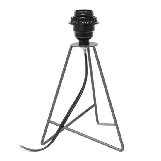Simple Designs Gray Down to the Wire Table Lamp {7}