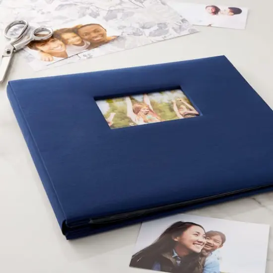 12" x 12" Cloth Scrapbook Album by Recollections® Navy Blue {3}