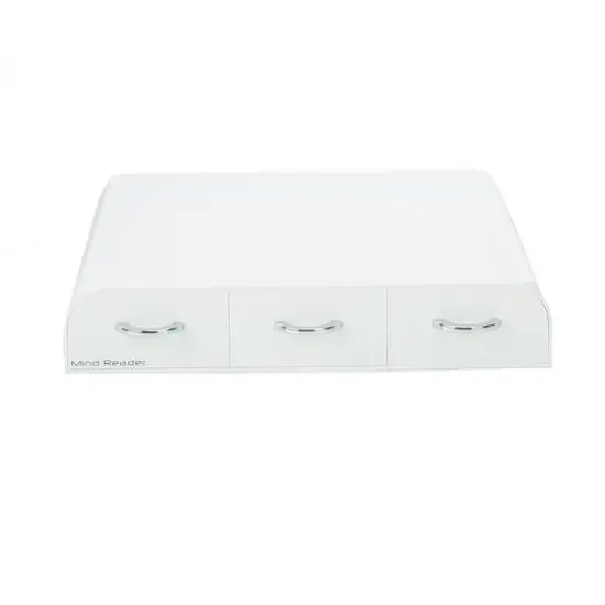 Mind Reader White 36 Capacity 'Anchor' Triple Drawer Single Serve Coffee Pod Holder {8}