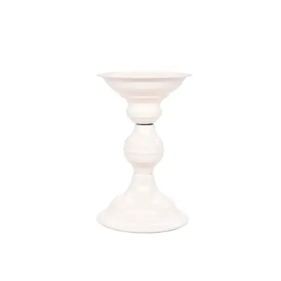Cream Metal Pillar Candle Holder by Ashland&reg; {1}