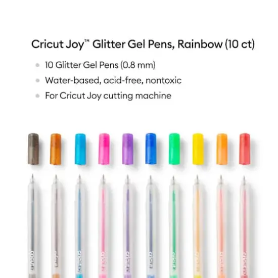 Cricut Joy&trade; Glitter Gel Pens, Rainbow {3}