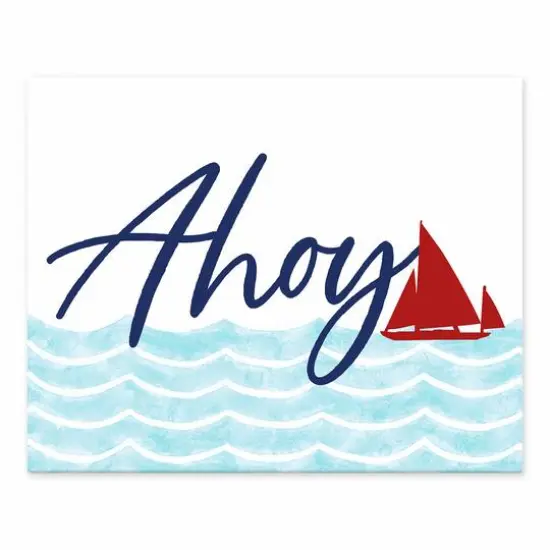 Ahoy Ship Nautical Tabletop D&eacute;cor {1}