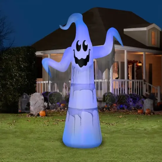 12ft. Lightshow Airblown&reg; Halloween Short Circuit Floating Ghost {3}
