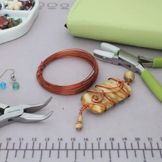 The Beadsmith&reg; Wire Elements&trade; 18 Gauge Tarnish Resistant Half Round Soft Temper Wire, 7yd. Antique Copper {8}