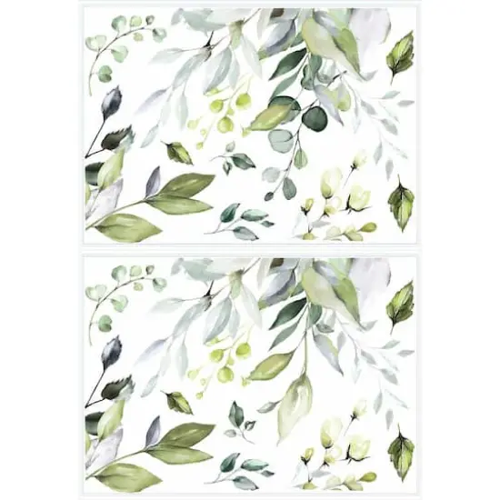 RoomMates Hanging Watercolor Leaves Peel & Stick Giant Decals {1}