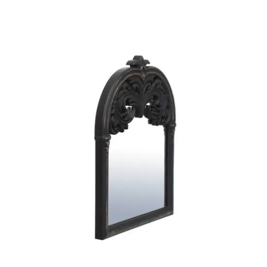 13" Gothic Style Black Wall Mirror by Ashland&reg; {3}