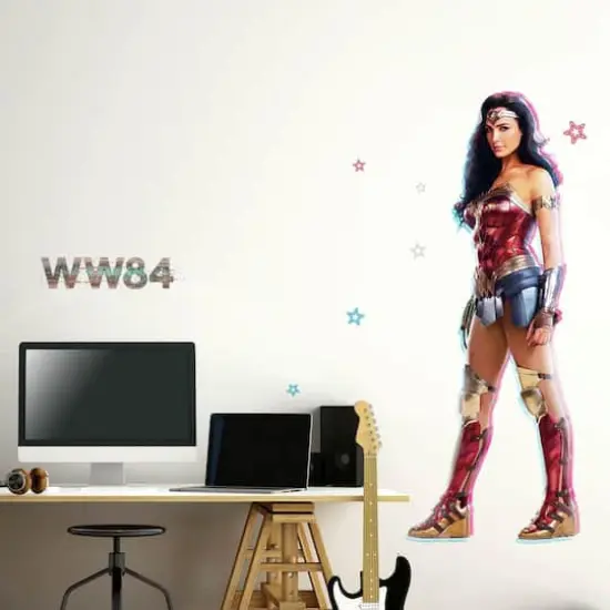 RoomMates Wonder Woman Peel & Stick Giant Wall Decals {4}
