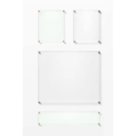 Wexel Art Mondrian 23" Double Panel Wallscape Set Gold {1}