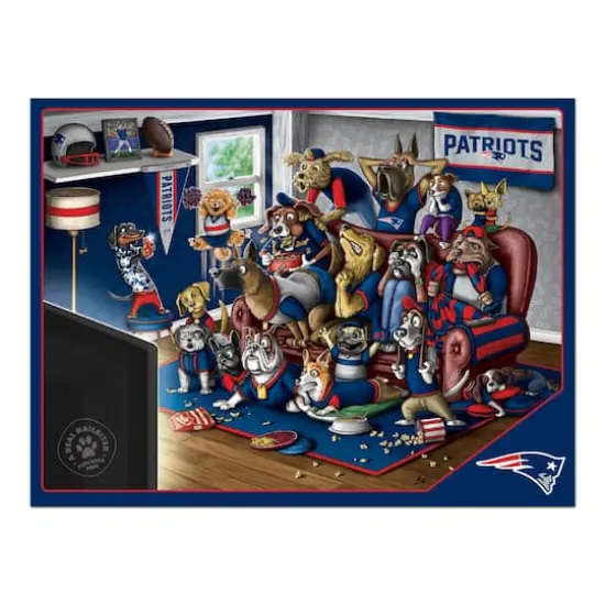 NFL Purebred Fans A Real Nailbiter 500 Piece Puzzle New England Patriots {5}