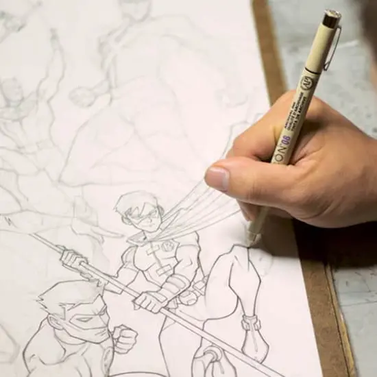 Pigma&reg; Micron&trade; Fine Line Black 3 Piece Pen Set {5}