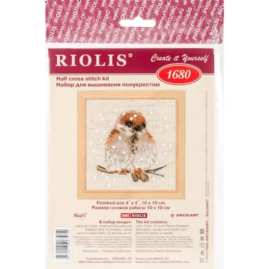 RIOLIS Sparrow Counted Cross Stitch Kit {1}