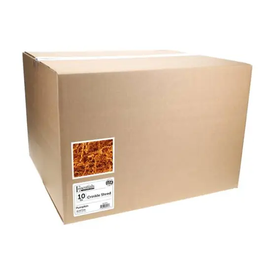Essentials by Leisure Arts Crinkle Shred Box, 10lb. Pumpkin {4}