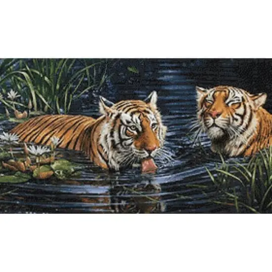 Crafting Spark Tigers Diamond Painting Kit {1}