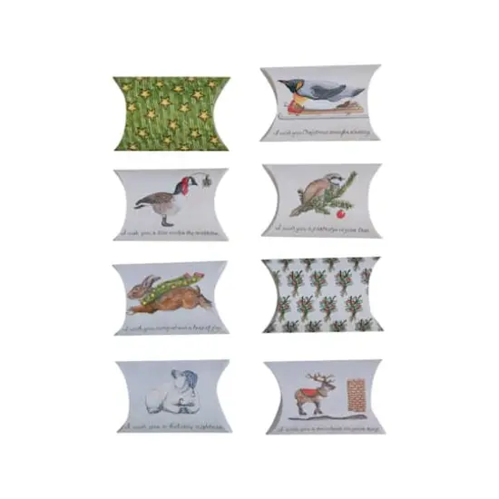 Hello Honey&reg; 7" Christmas Print Paper Gift Box Set {1}