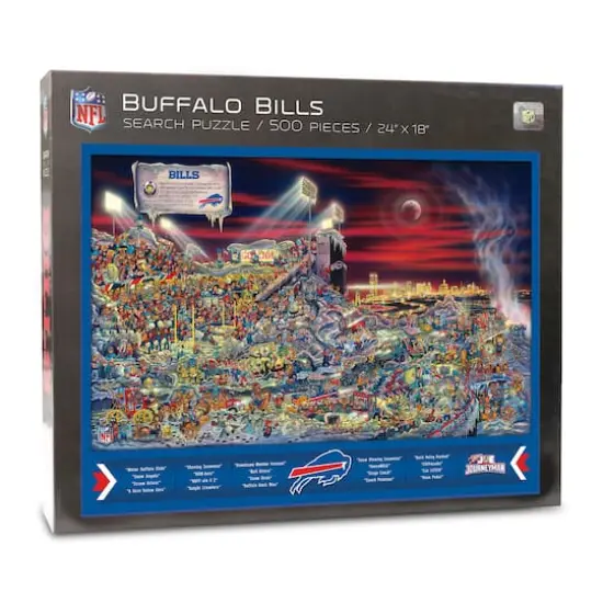 Joe Journeyman NFL 500 Piece Jigsaw Puzzle Buffalo Bills {1}