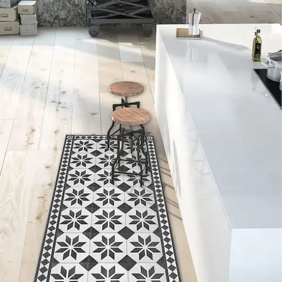 Crearreda Old Style Carpet Vinyl Floor Runner {3}