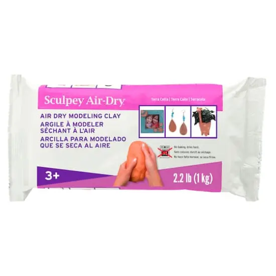 Sculpey&reg; Model Air&reg; Air Dry Modeling Clay Terra Cotta {8}