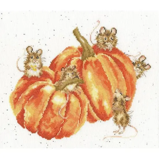 Bothy Threads Pumpkin, Spice And All Things Mice Counted Cross Stitch Kit {1}