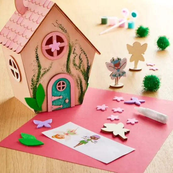 Fairy House Color-In 3D Wood Puzzle by Creatology&trade; {3}