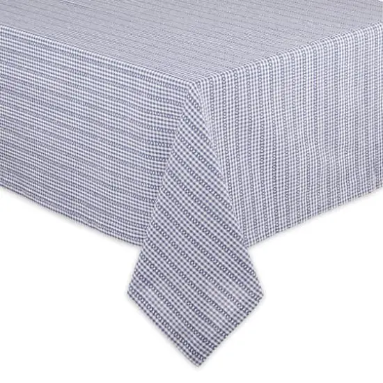 DII&reg; French Blue Farmhouse Gingham Tablecloth {5}
