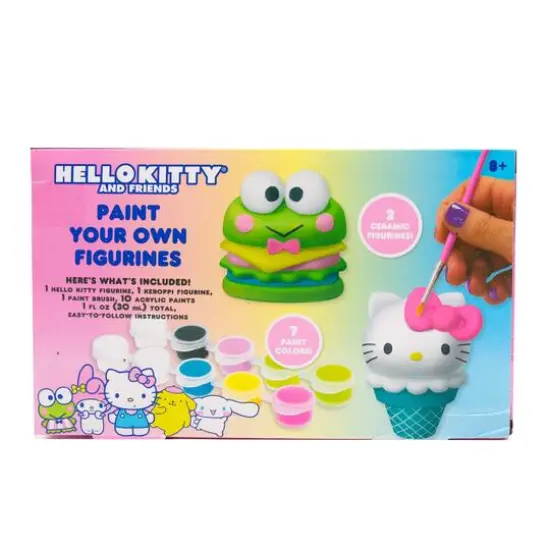 Hello Kitty&reg; & Friends Paint Your Own Figurines Set {6}