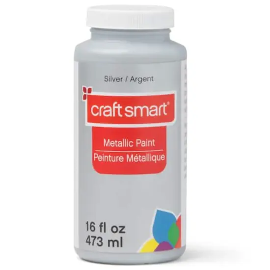 16oz. Matte Acrylic Paint by Craft Smart&reg; Silver {1}