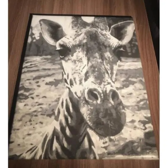 Crafting Spark Curious Giraffe Painting by Numbers Kit {3}