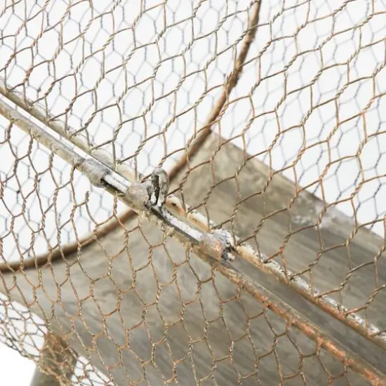 Gray Distressed Metal Farmhouse Pig Planter Set {5}