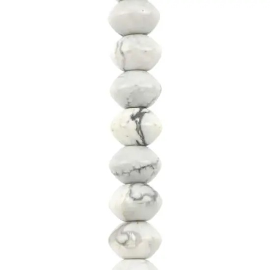 White Howlite Bicone Beads, 8mm by Bead Landing&trade; {1}