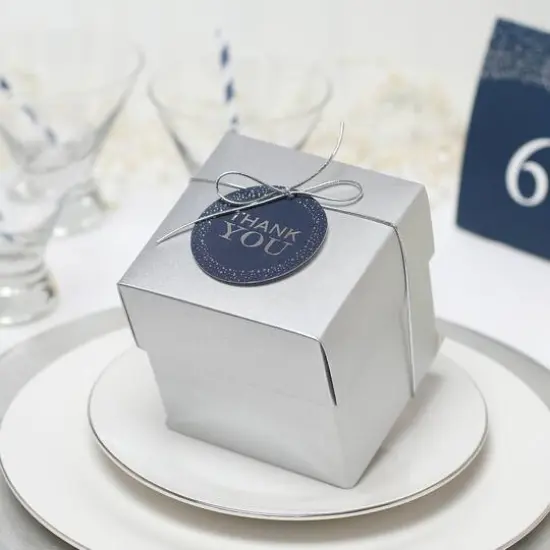 Hortense B. Hewitt Co. Navy Favor Tag {3}