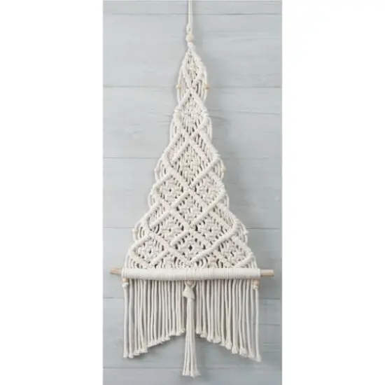Solid Oak Make-ram&eacute;&trade; Christmas Tree Macram&eacute; Hanging Kit {3}