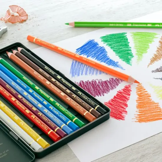Faber-Castell Polychromos 12 Color Pencil Set {5}