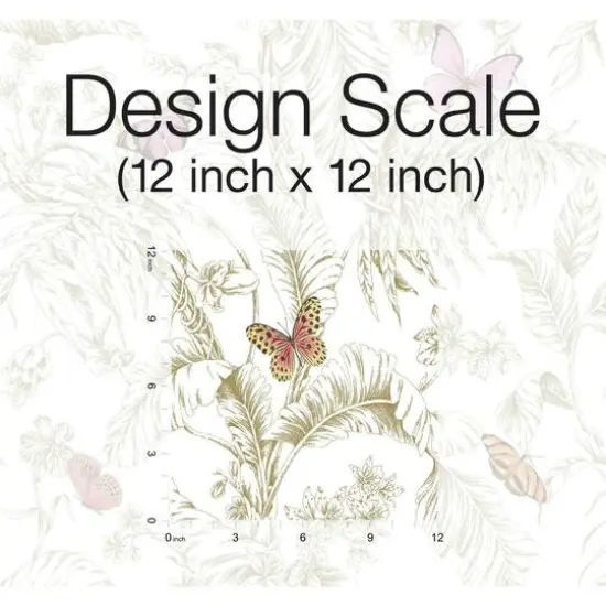 RoomMates Butterfly Sketch Peel & Stick Wallpaper Pink and Gold {8}