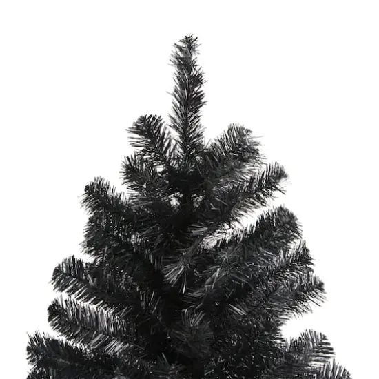 6ft. Black Colorado Spruce Artificial Halloween Tree {5}