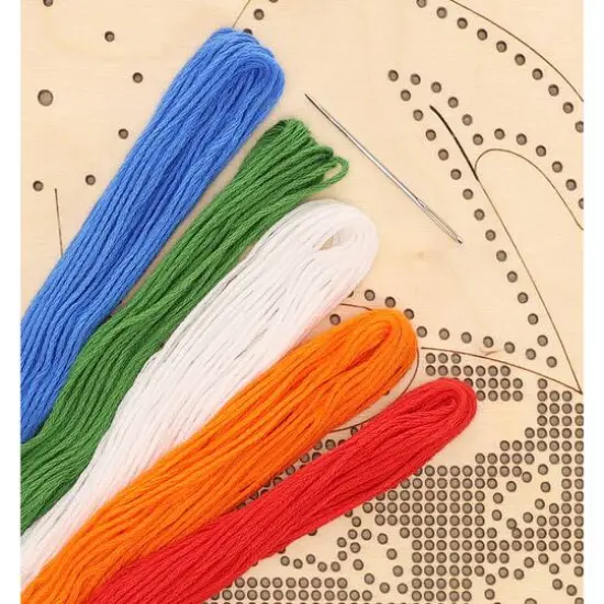 Leisure Arts&reg; Intermediate Floral Gnome Wood Stitchery Kit {6}