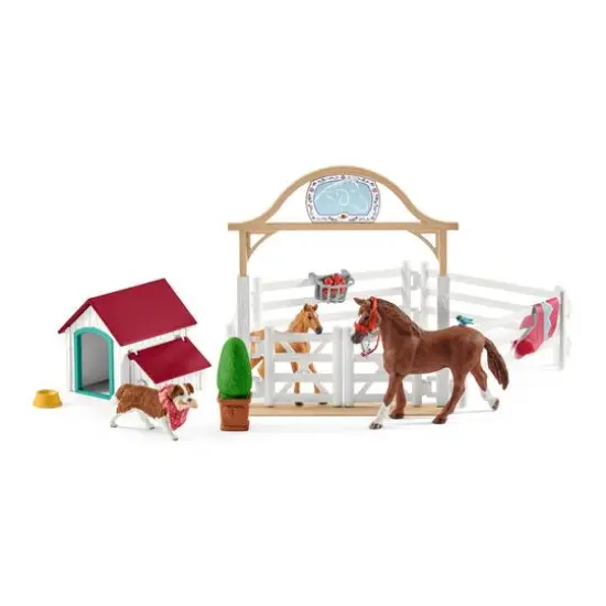 Schleich Horse Club Hannah's Guest Horses with Ruby the Dog Playset {6}