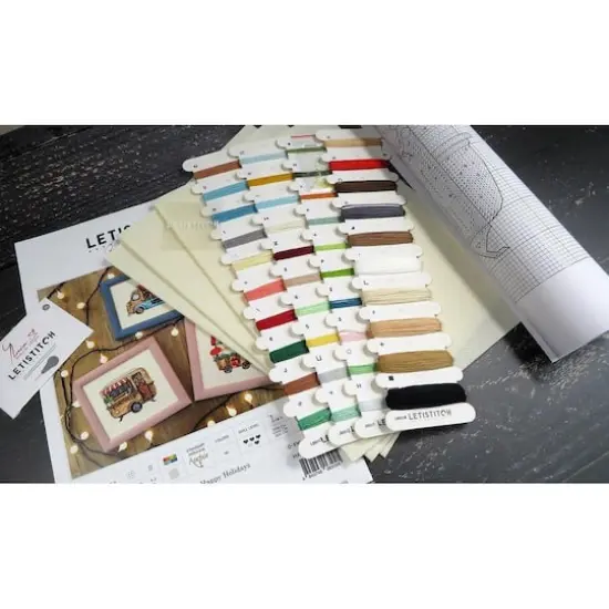 Alisa Chickadees And Sweet Cherries Cross Stitch Kit {6}