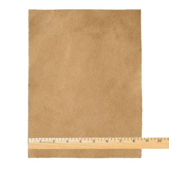 Realeather&reg; 8.5" x 11" Suede Trim Piece Suede Beige {4}