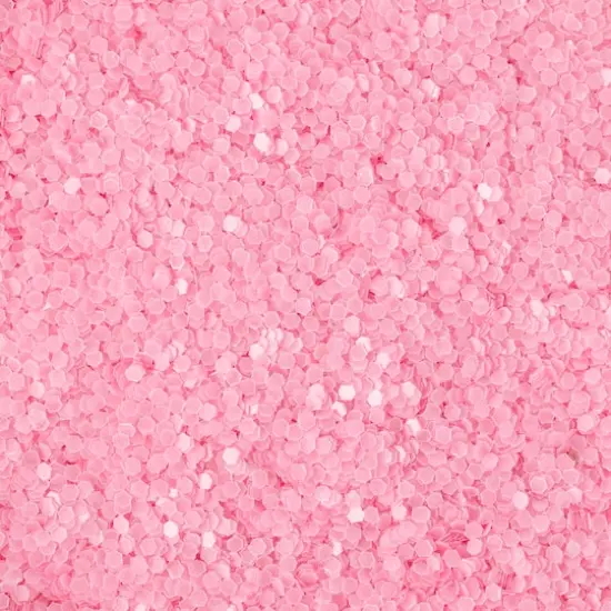 Glow-in-the-Dark Hexagon Specialty Glitter by Recollections&trade; Pink {3}