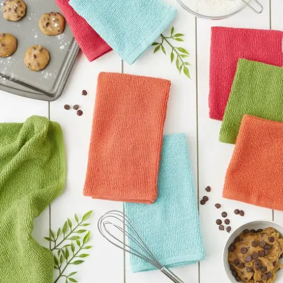 DII&reg; Assorted Bright Bar Mop Dishtowel & Dishcloth (Set of 8) {8}