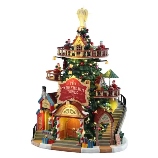 Lemax&reg; Santa's Wonderland Tannenbaum Tower Christmas Shops {1}