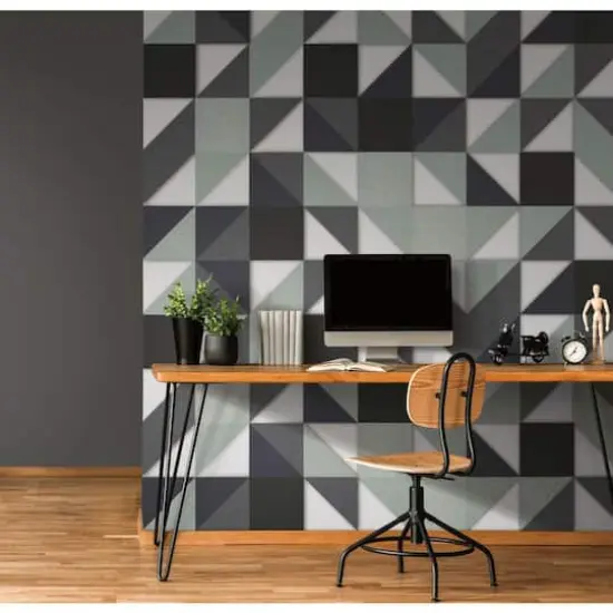 RoomMates Squares Acoustical Peel & Stick Tiles White {5}