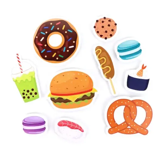 Vinyl Diecut Food Sticker Set by Recollections&trade; {1}