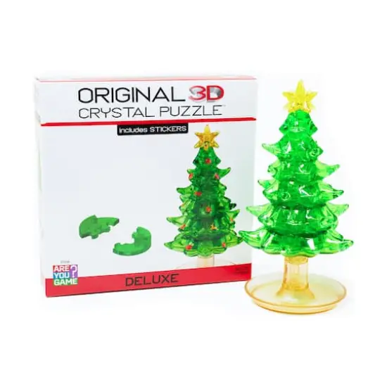 3D Crystal Puzzle - Christmas Tree: 69 Pcs {5}