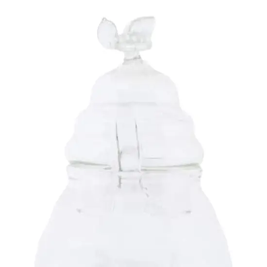 Hello Honey® Clear Honey Pot with Lid & Bamboo Dipper Set {4}