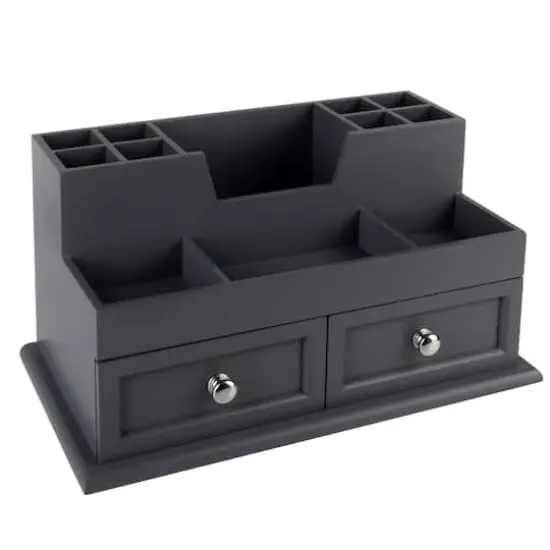 Organize It All Grey Accessory Organizer {1}