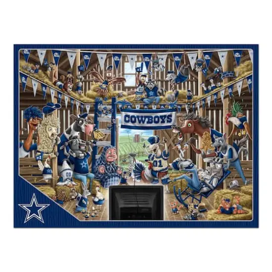 NFL Barnyard Fans 500 Piece Puzzle Dallas Cowboys {5}